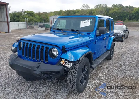 2023 Jeep Wrangler 4-Door Sahara Altitude 4X4 z USA, uszkodzony, nr VIN 1C4HJXEG9PW666649
